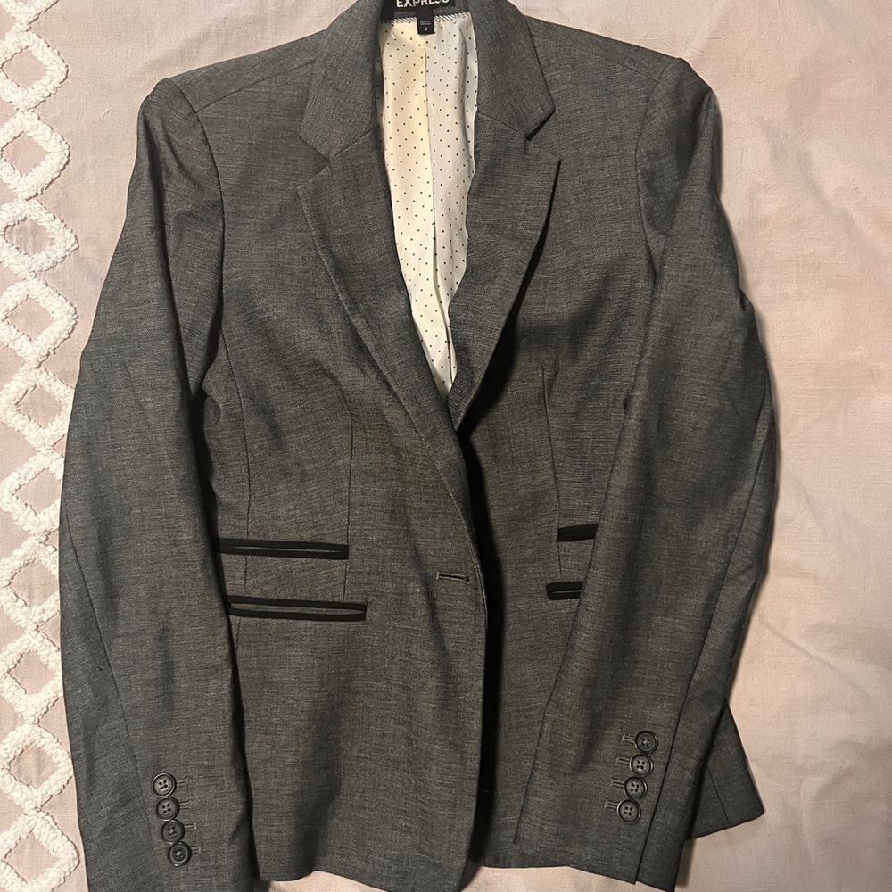Express Women’s Gray Blazer size 2